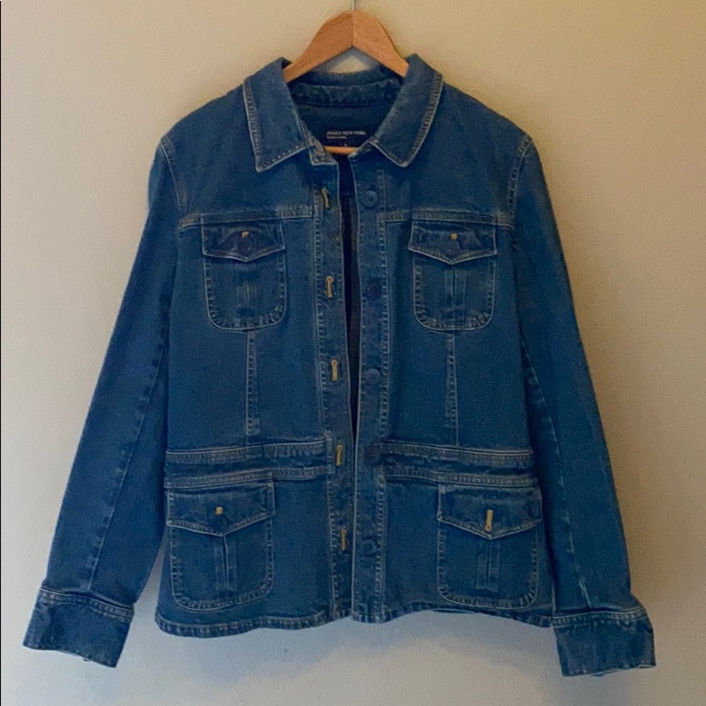 Jones New York Signature Denim Jacket.